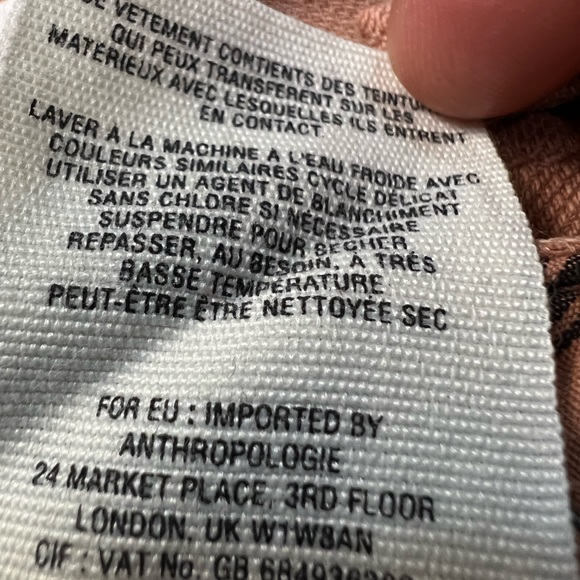 Anthropologie Women's Coral Cropped Pant HEI HEI - Picture 6 of 14